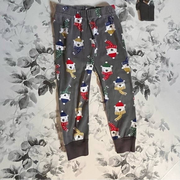 Hanna Andersson Long John Pajama Set Color: Polar Brrr Size 3T - Picture 2 of 5